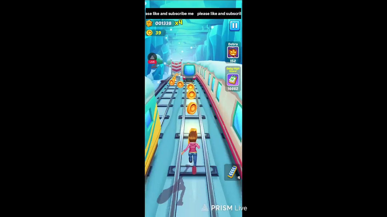 Subway surfers live#shortsfeed #viral#gaming #shorts#subwaysurfers#viralshortlive