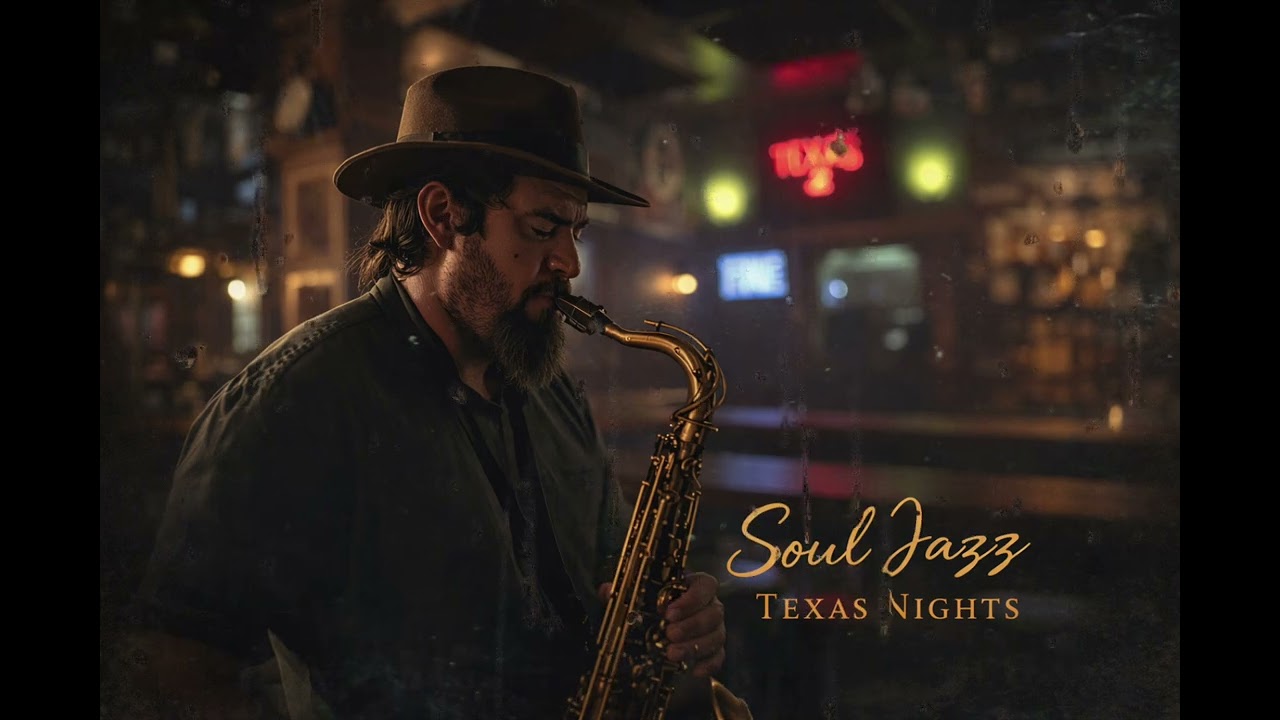 Midnight Falling, Neon Lights Glow | Deep Soul Jazz Saxophone🎷