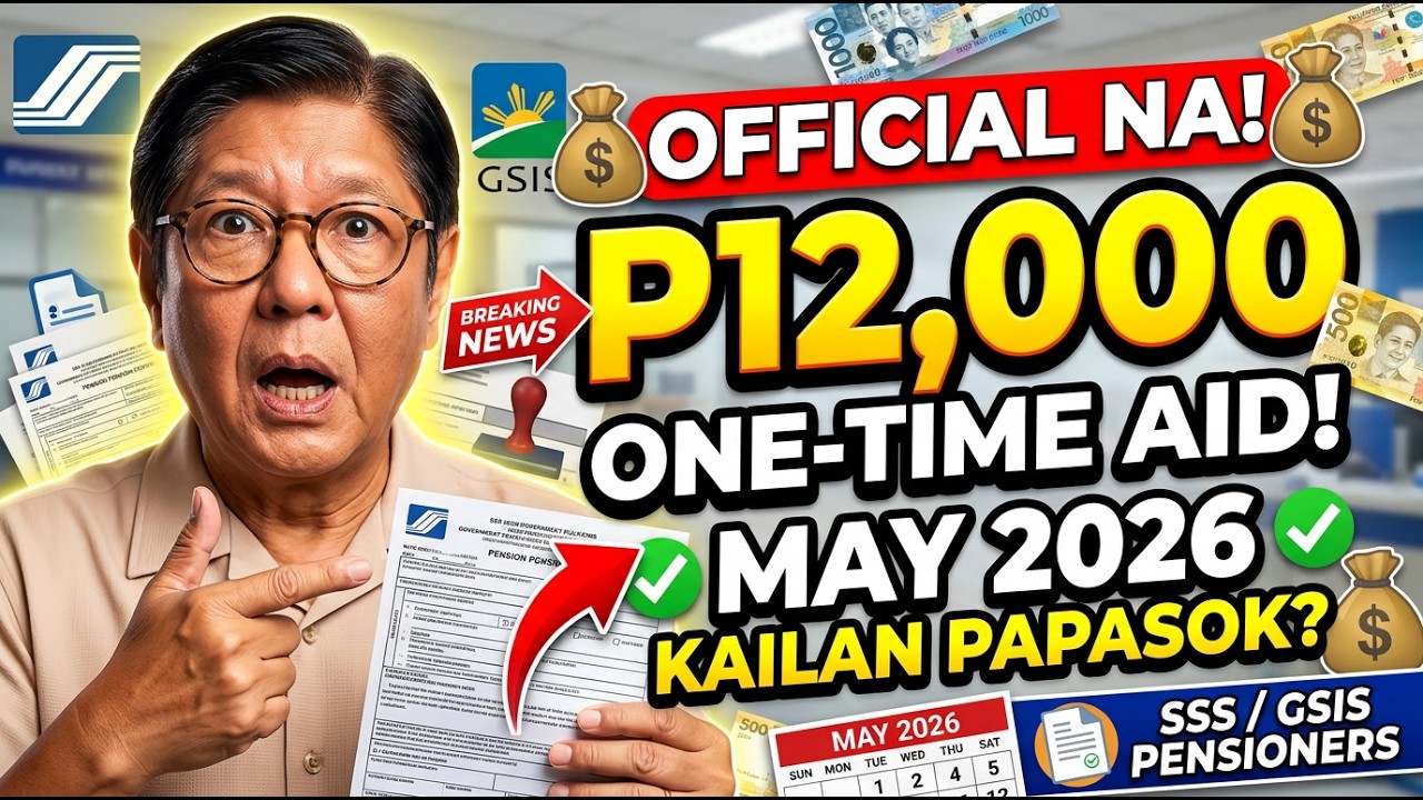 OFFICIAL NA! P12,000 ONE TIME AID + SSSGSIS PENSION THIS MAY 2026 &ndash; KAILAN PAPASOK