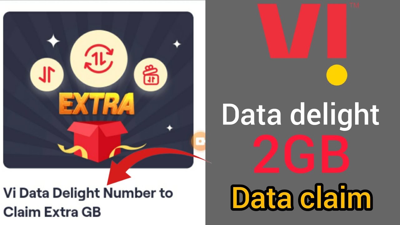Vi data delight free data claim | Data delight data claim vi | Vi free data claim