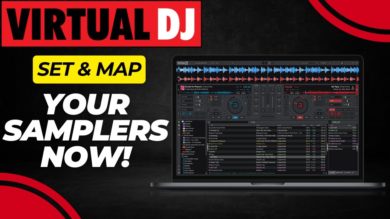 Полное руководство по назначению клавиш для сэмплеров в Virtual DJ