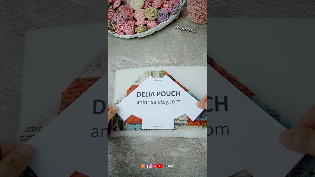 Make this adorable mini pouch - Try the DELIA POUCH pattern!