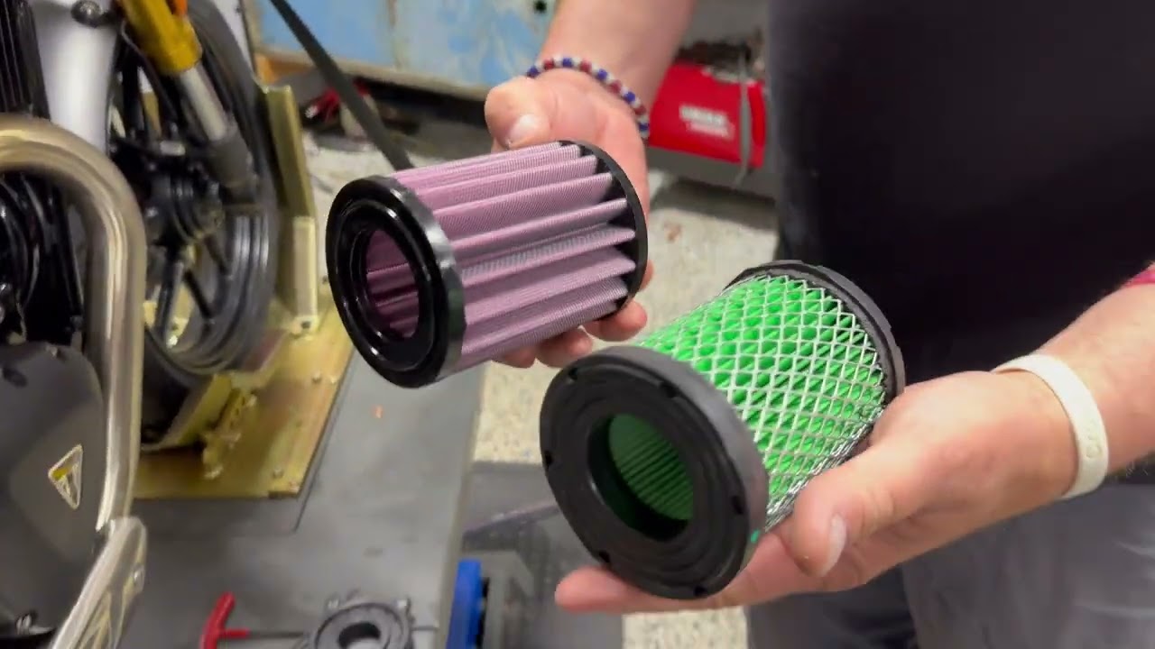 Triumph Scrambler 400 X / Speed 400 DNA High Flow Air Filter Installation