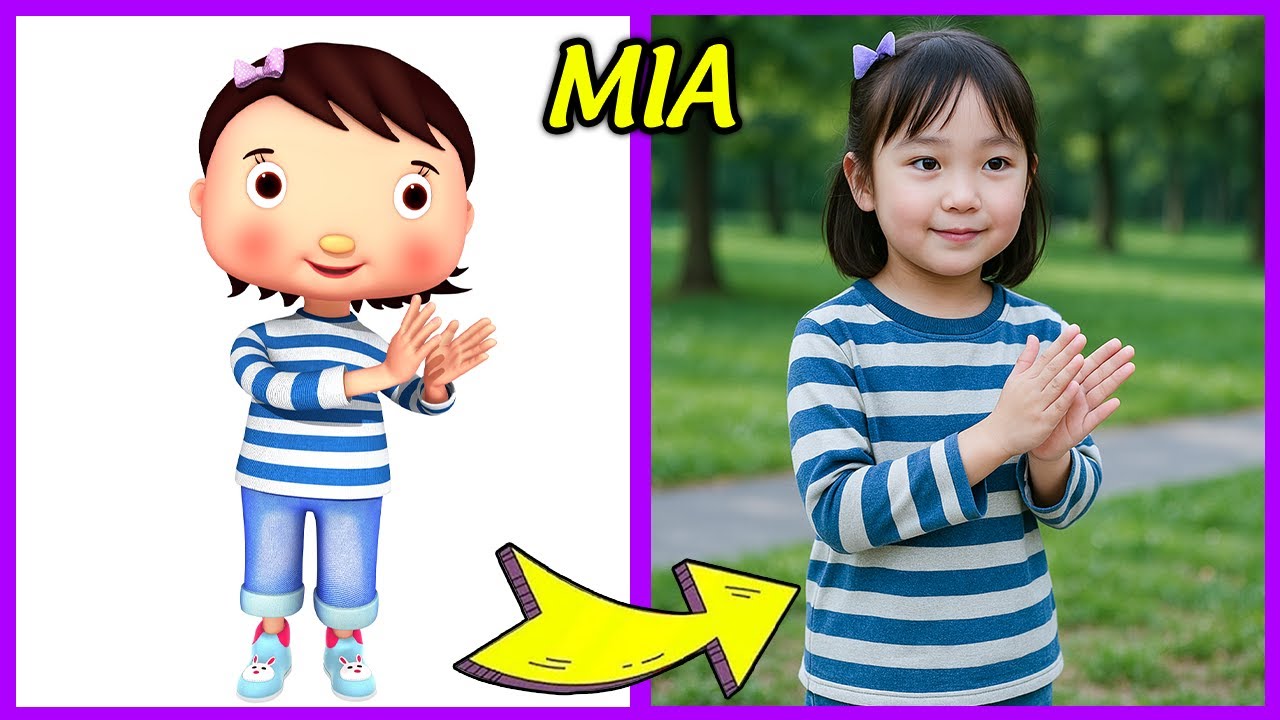 Little Baby Bum in REAL LIFE 👩⭐ + Guess The Voice Quiz ~ Mia, Max, Twinkle Twinkle Little Star...
