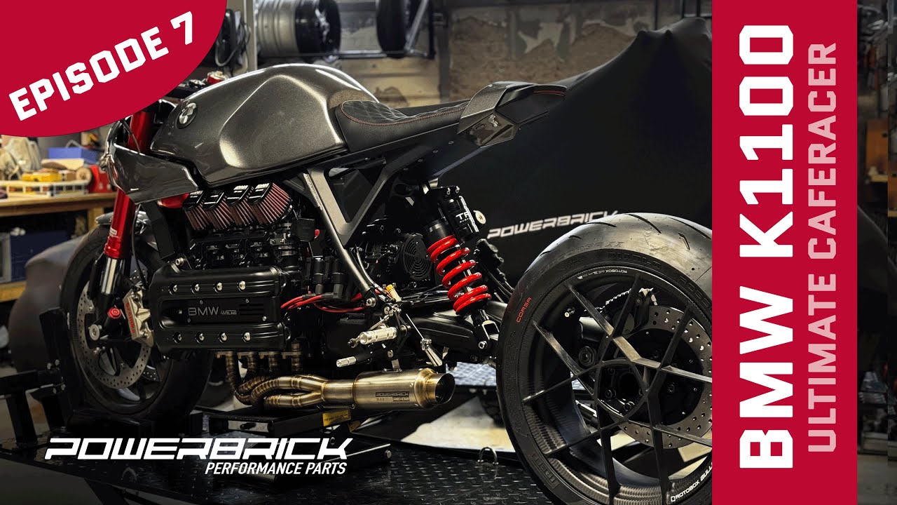 Лучший Caferacer EP7 — POWERBRICK BMW K1100RS — кузов, сиденье и финальная подготовка к шоу