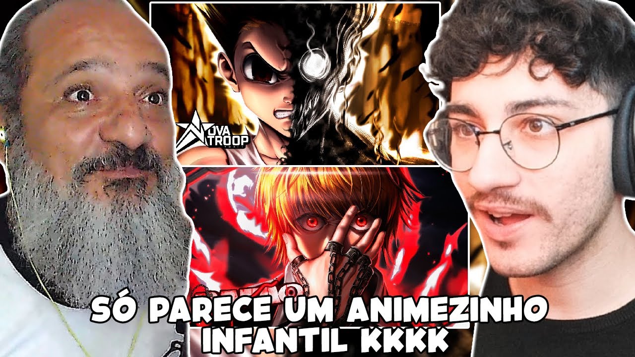 AS DUAS PARTES SOMBRIAS DO ANIME - Gon & Kurapika (Hunter x Hunter) - Novatroop & Rafão | REACT