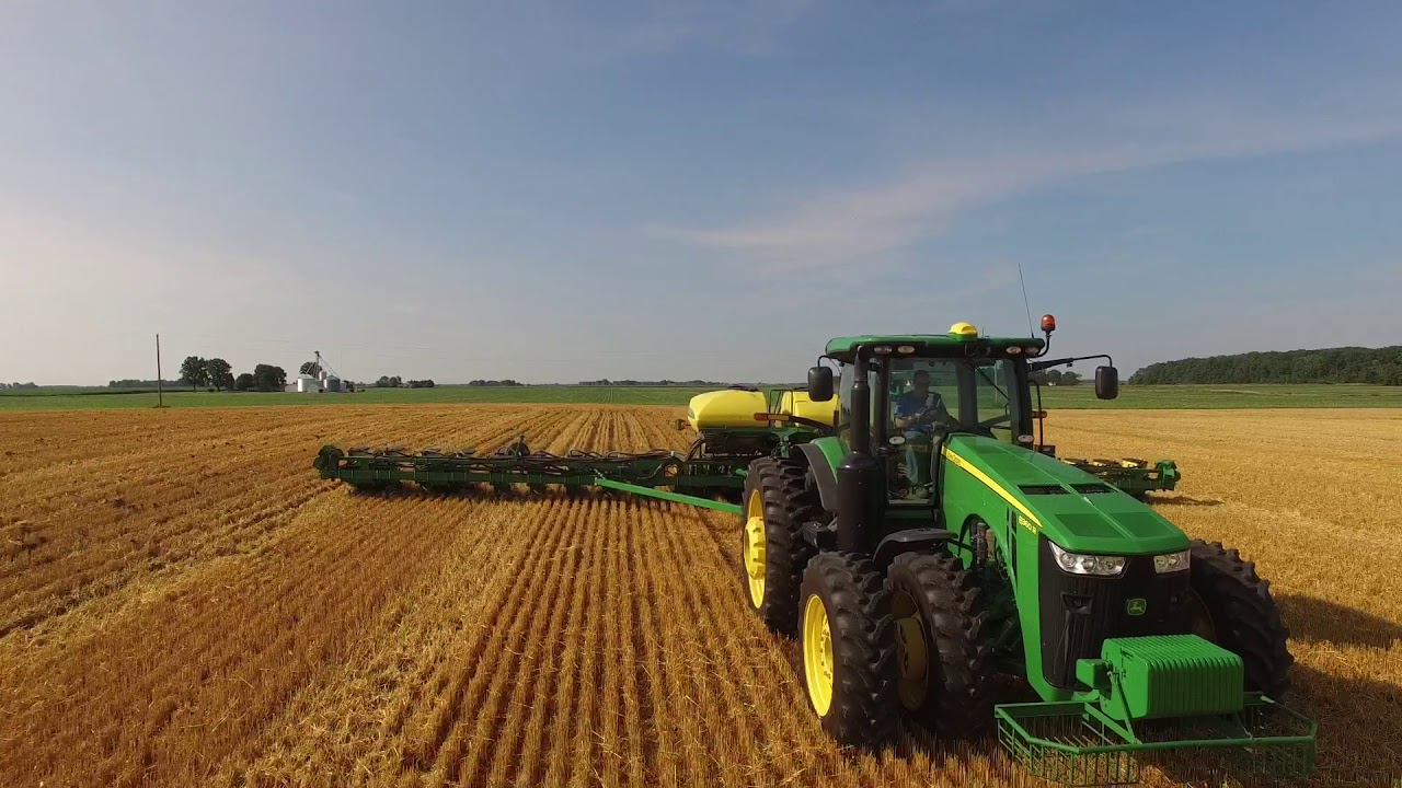 Planting Double Crop Soybeans
