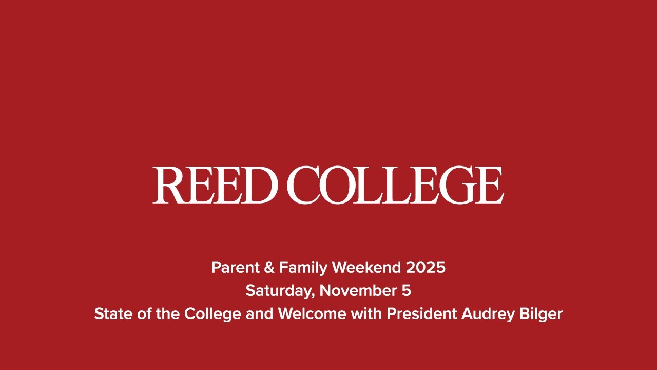 Parent & Family Weekend 2025: State of the College and Welcome with President Audrey Bilger