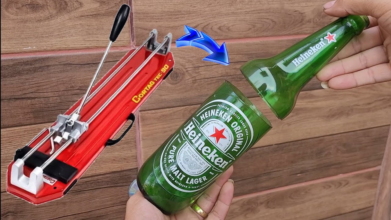 CORTE MAIS PERFEITO, como cortar garrafa de vidro com Riscadeira de cerâmica ideia genial