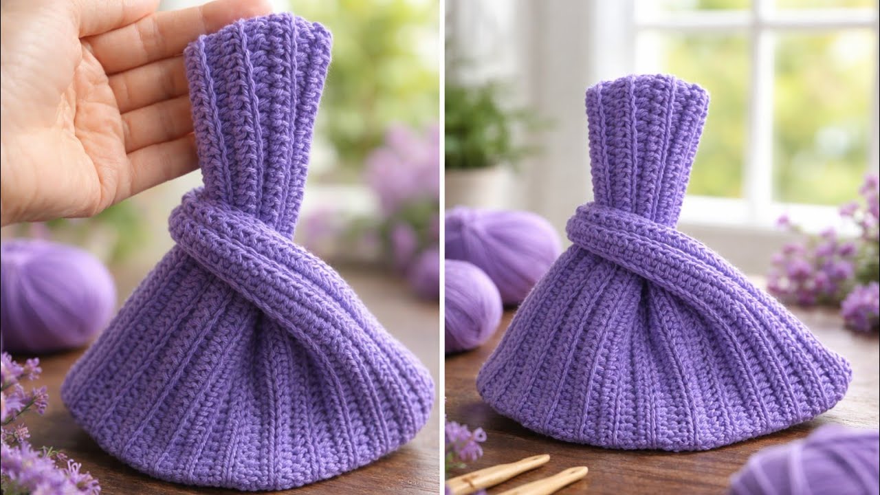 💯😍Japanese Knot Bag Crochet 🧶♥️