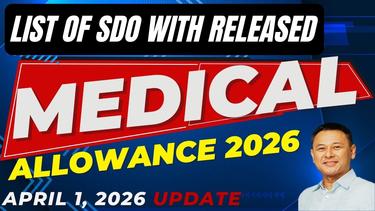 LIST OF SDO WITH RELEASED MEDICAL ALLOWANCE APRIL 1, 2026