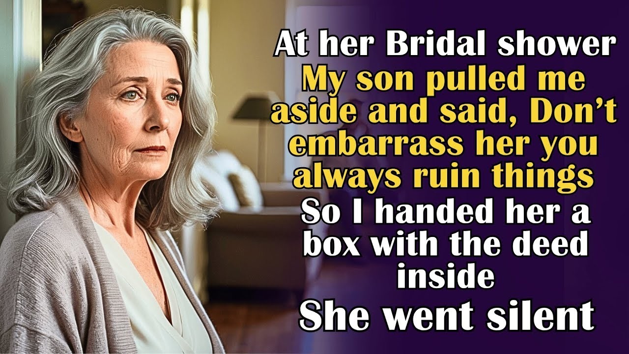 My Son Warned, 'Don’t Ruin Her Bridal Shower' — So I Let Her Open a Gift She’ll Never Forget