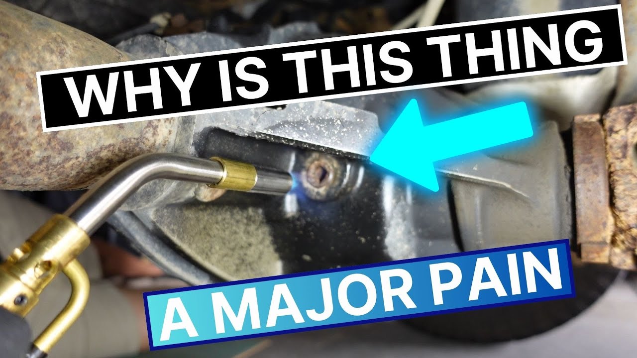 2006 Colorado Rear Differential Fluid Change (Part 1/3) - Battling the Annoying Fill Plug! 🚗💧