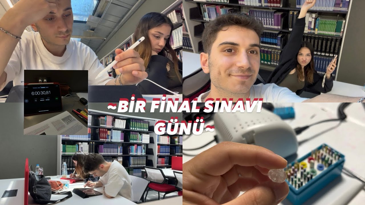 Diş Hekimliğinde Final Haftasında 1 Gün / Vlog #6