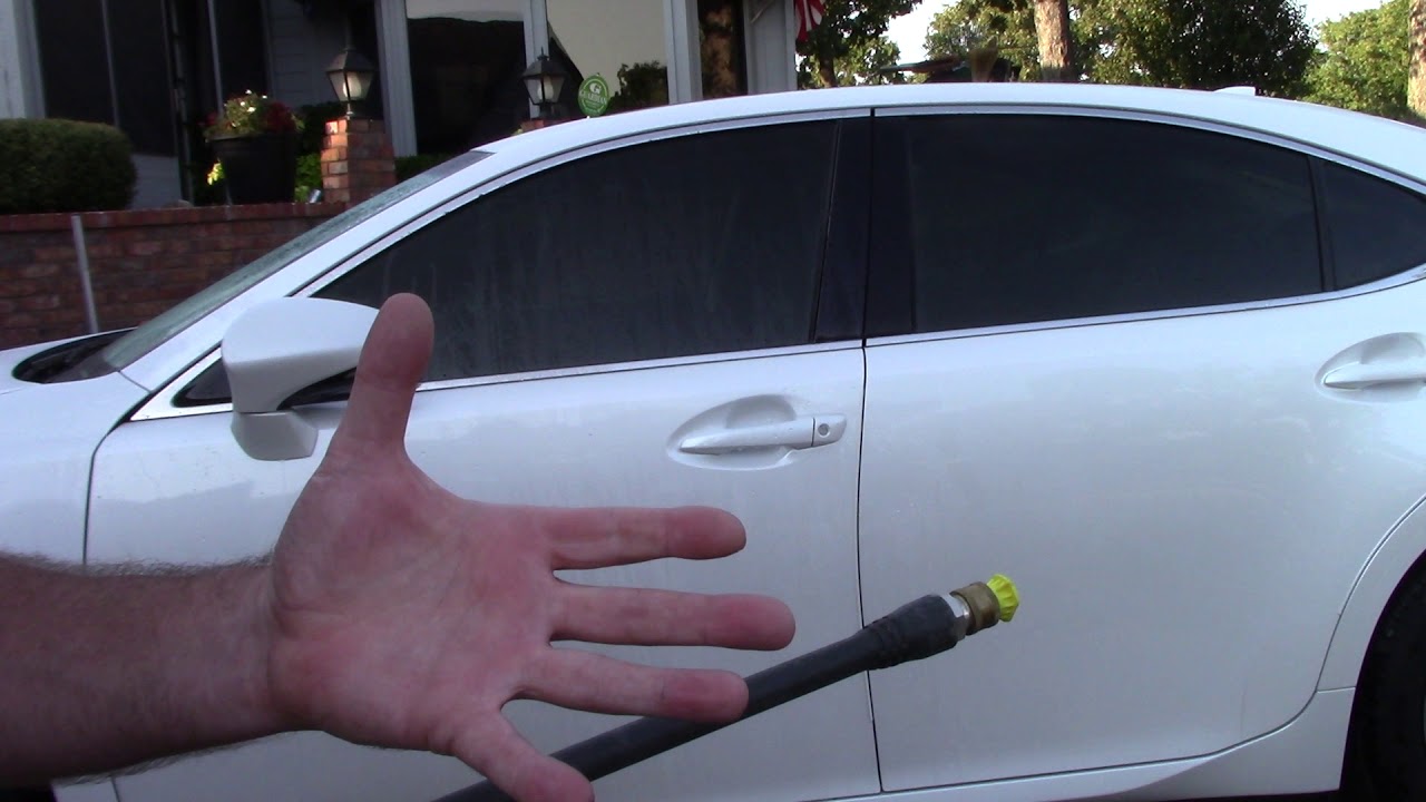 The Safest Power Washer For A Car!