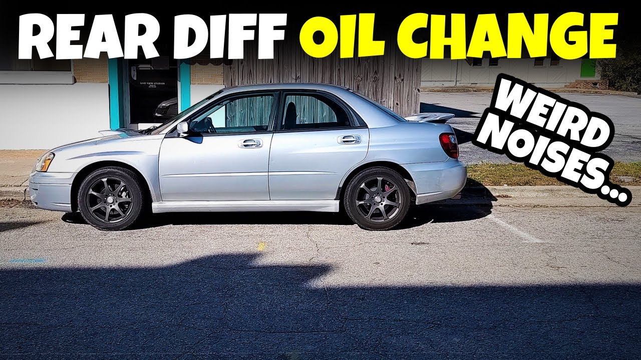 04 Subaru WRX (and others) rear diff oil change