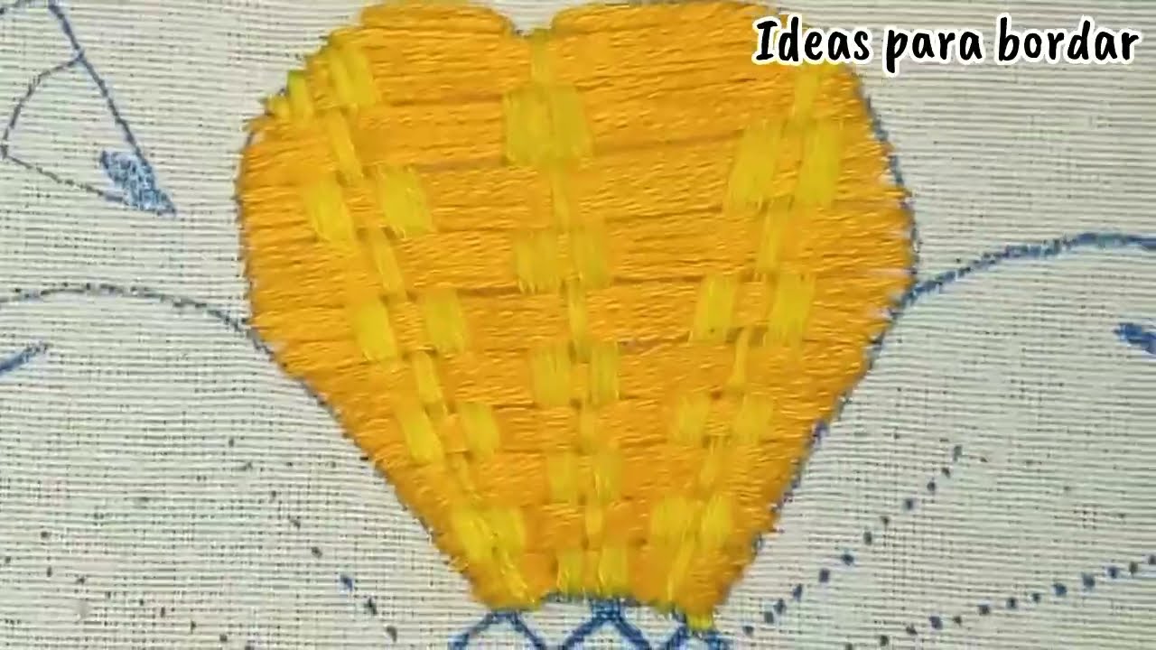 Ideas fáciles para bordar flores /Bordado de servilletas a mano 
