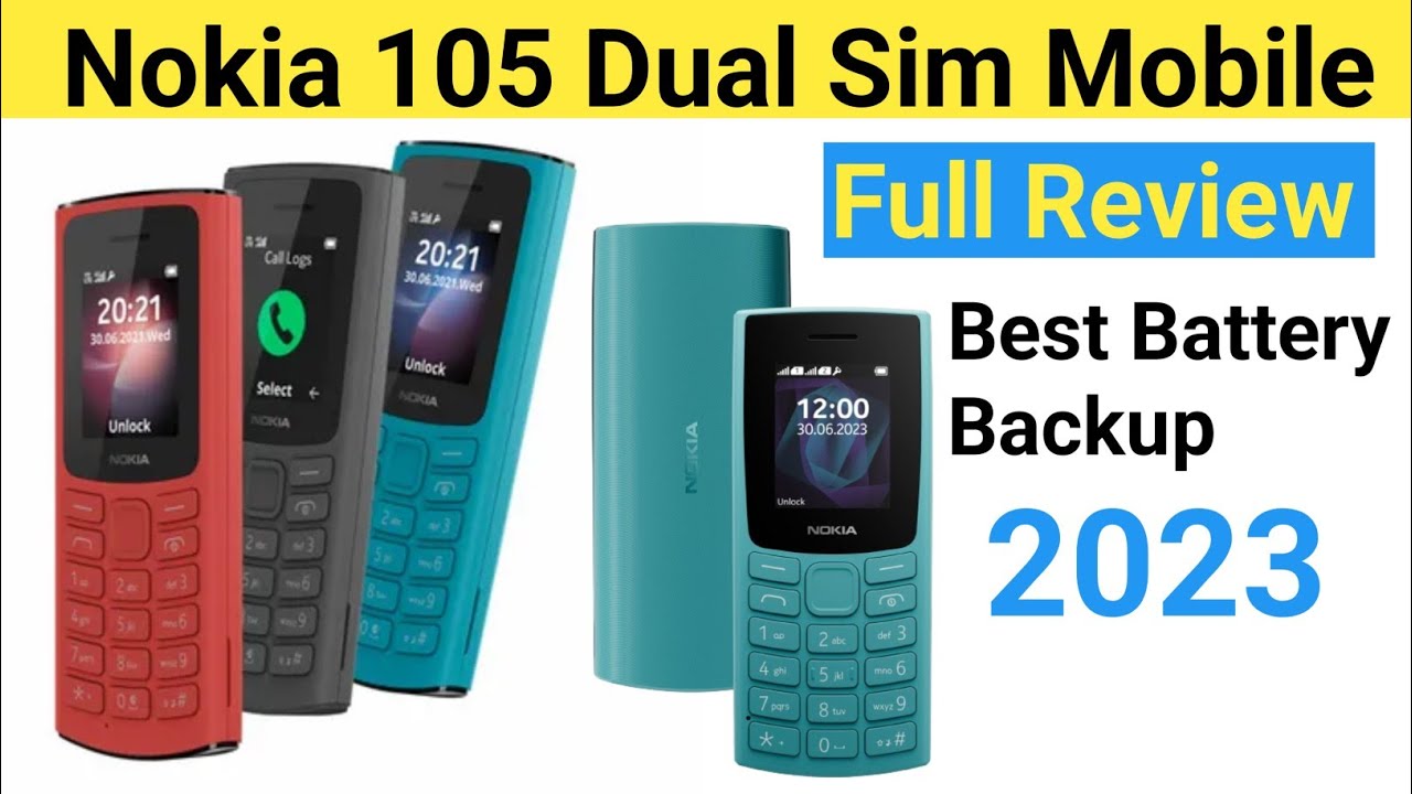 Nokia 105 Dual Sim Keypad Mobile | Nokia Mobile | Unboxing And Review | 2023