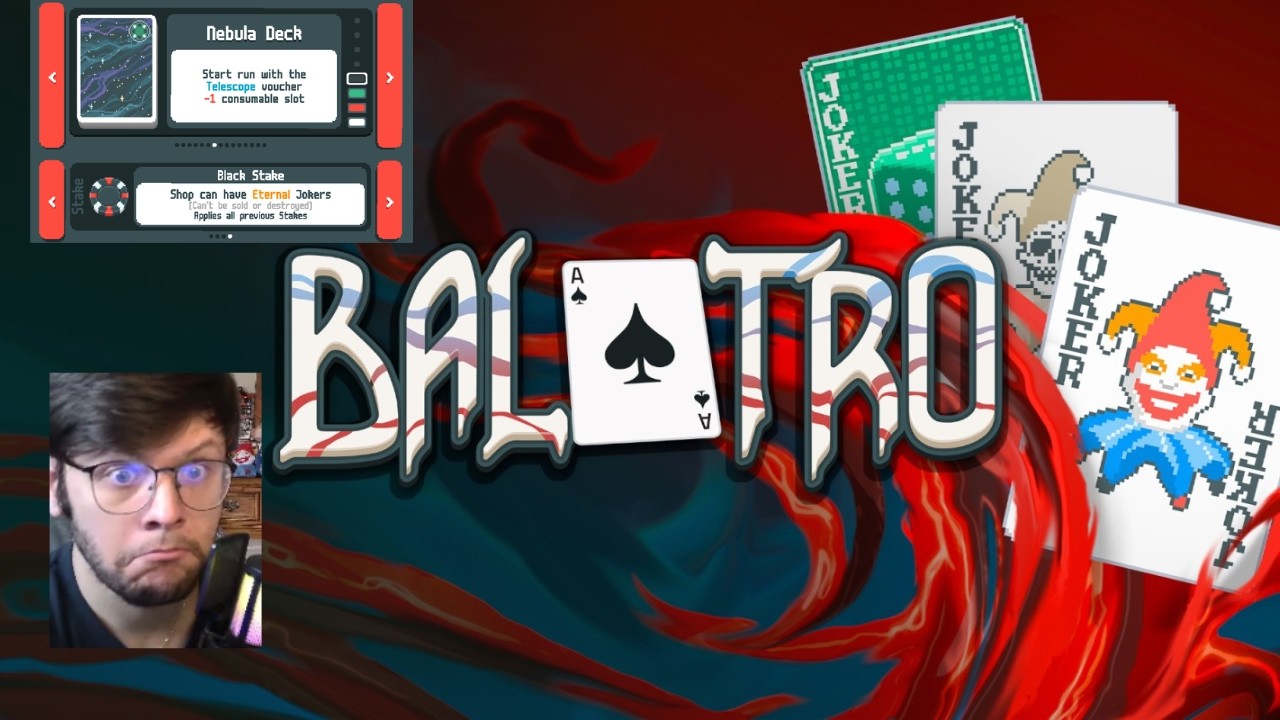 Beating Balatro - Nebula Deck on Black Stake Difficulty!