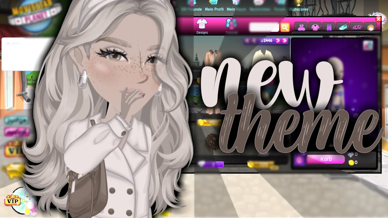 new theme, new look • choco mousse | moviestarplanet | sydney msp