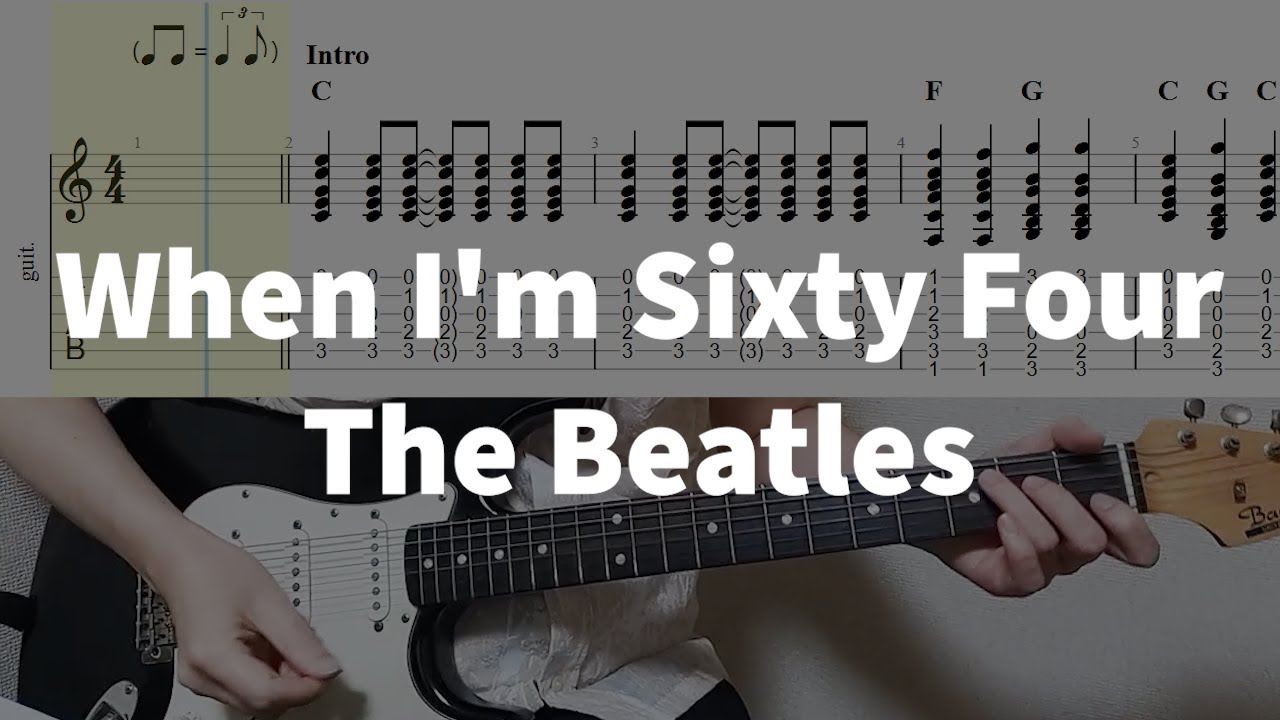 The Beatles - When I'm Sixty Four Guitar Tab