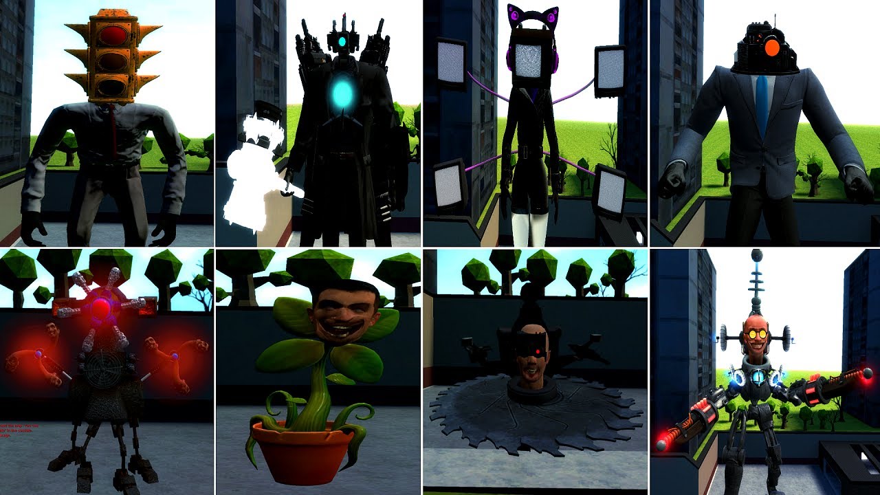 NEW CHARACTERS CAMERA MAN vs skibidi toilet In Garry's Mod!