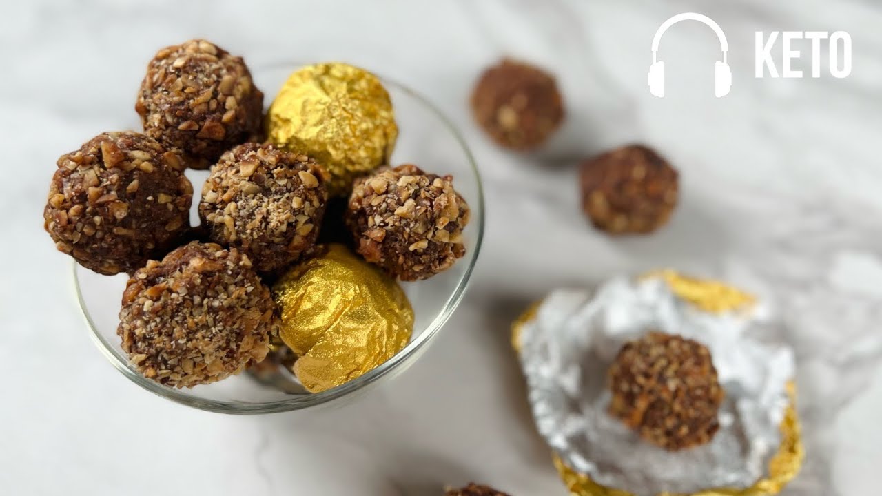 生酮金莎朱古力| No-Sugar Ferrero Rocher | Keto Nutella