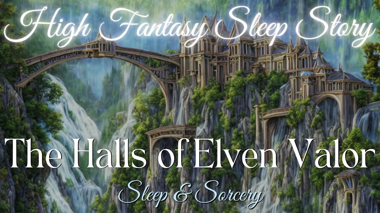 The Halls of Elven Valor🧝‍♀️| High Fantasy Sleep Story | Guided Visualization for Sleep