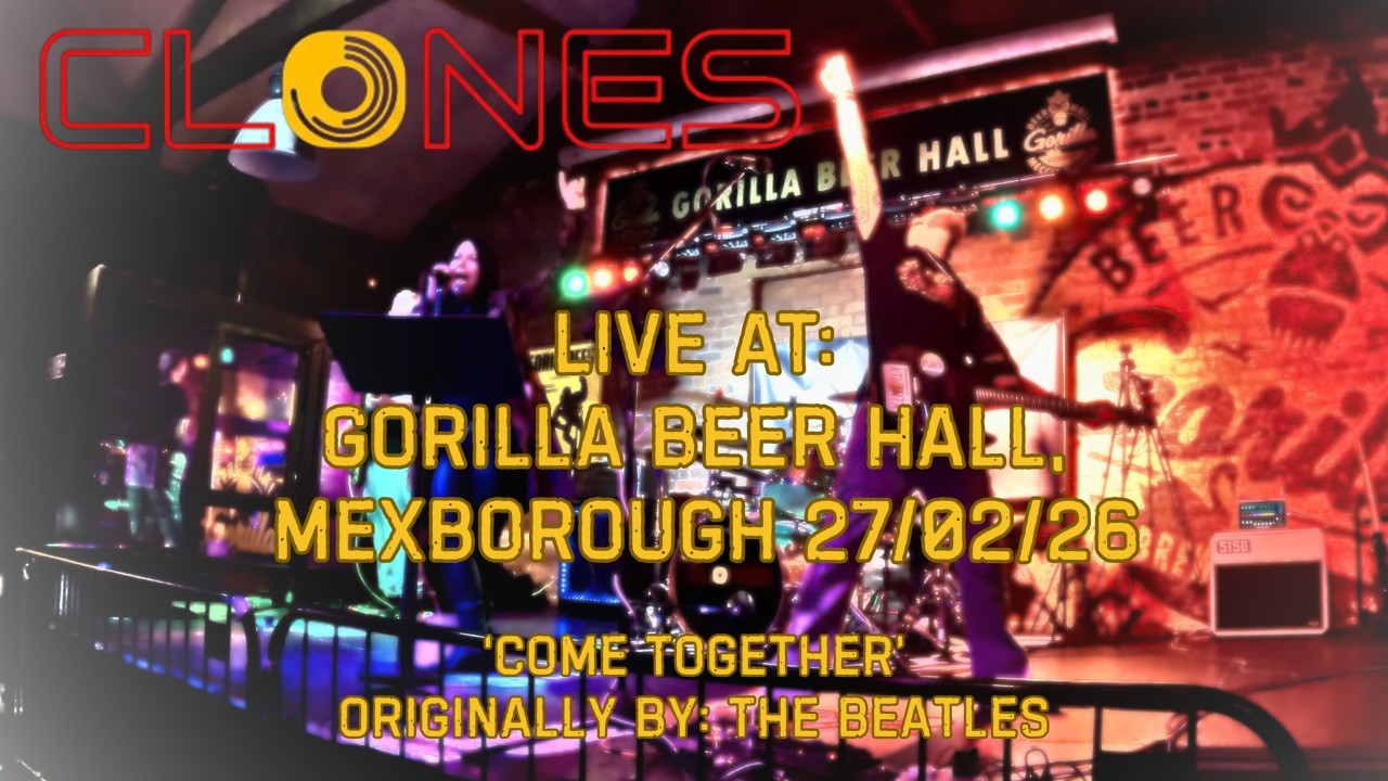 The Beatles’ Come Together Live! 🤘 CLONES at Gorilla Beer Hall