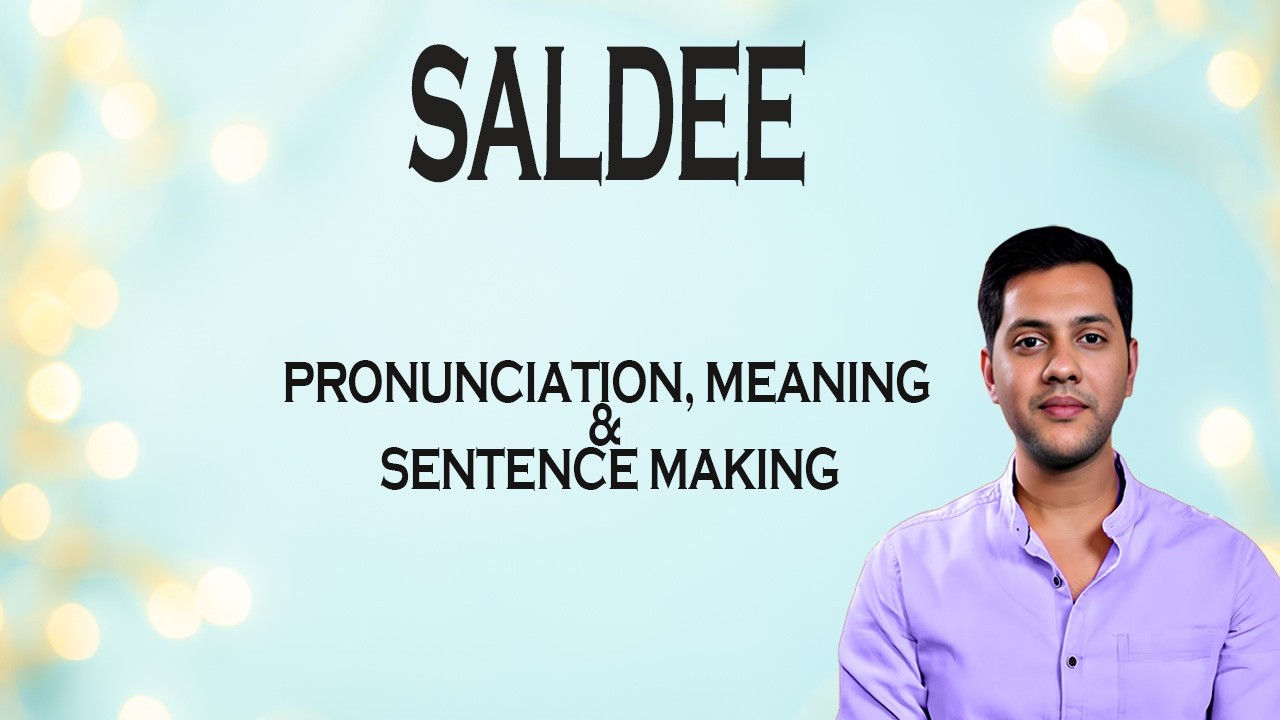 SALDEE - Значение и произношение слов в аудио- и видеоформате