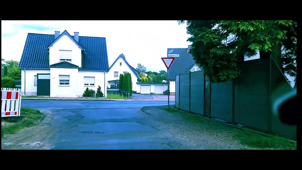 Bad Oeynhausen, Lohne Germany Drive 4K
