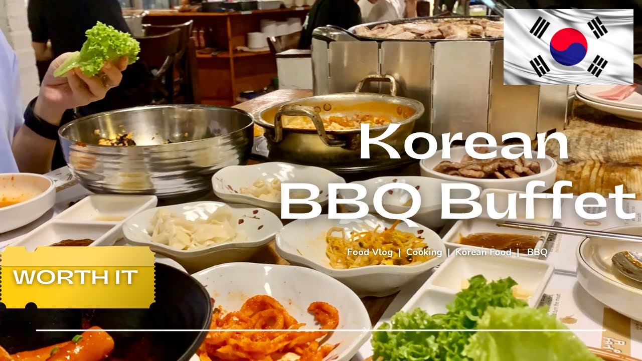 Eat All You Can! Best Cheap KOREAN BBQ BUFFET In Kuala Lumpur - Korean Food