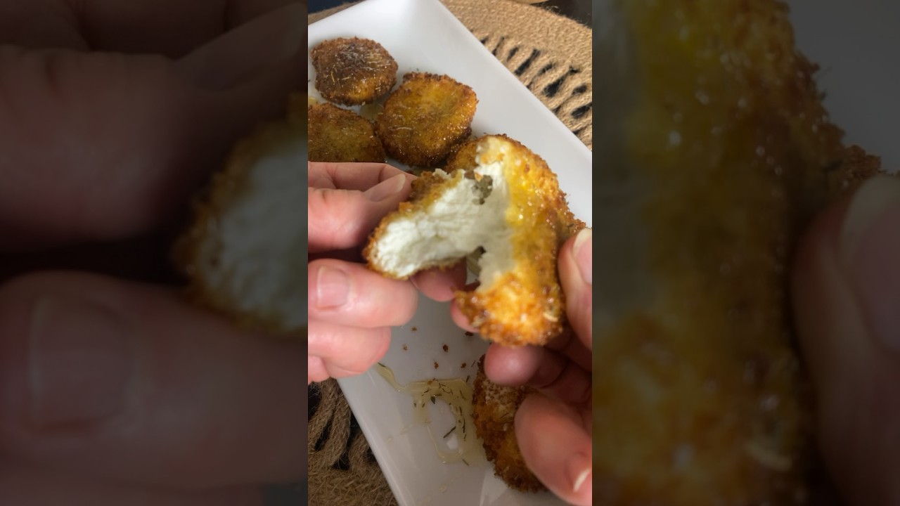 Fried Goat Cheese Bites #appetizer #goat cheese #easyrecipes