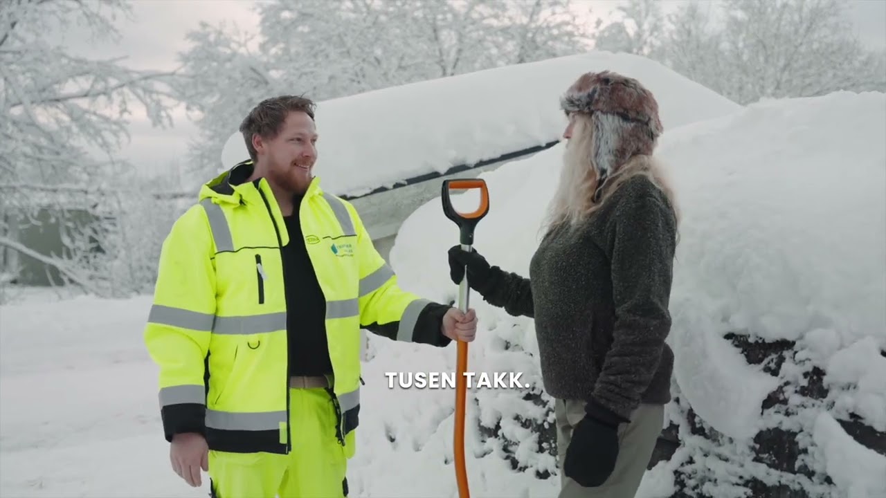 Trøndervask – Snøbrøyting for private. Vi stiller opp 24/7 ❄️🚜