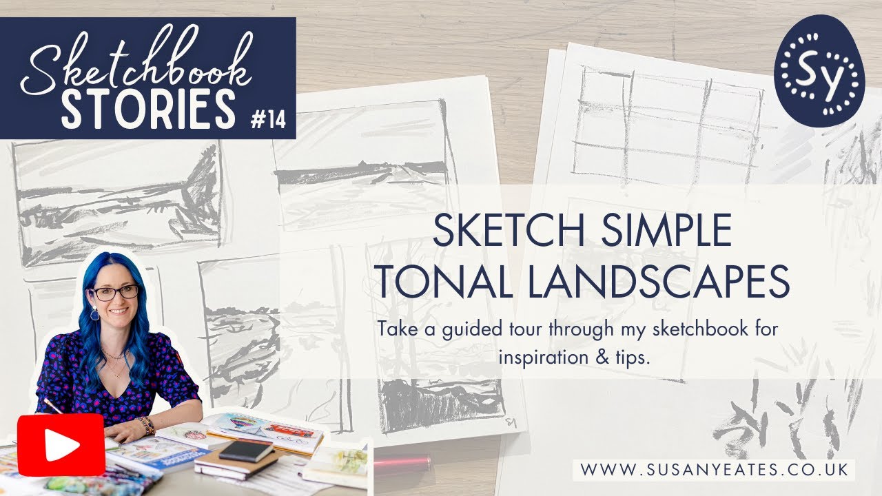 Sketch a Landscape in Simple Tone - Sketchbook Stories Episode 14