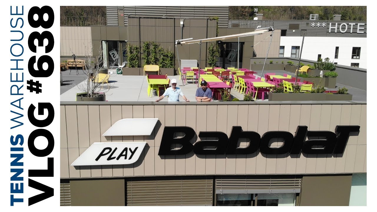 Exclusive BEHIND THE SCENES look at Babolat Tennis Headquarters in Lyon, France -- VLOG #638