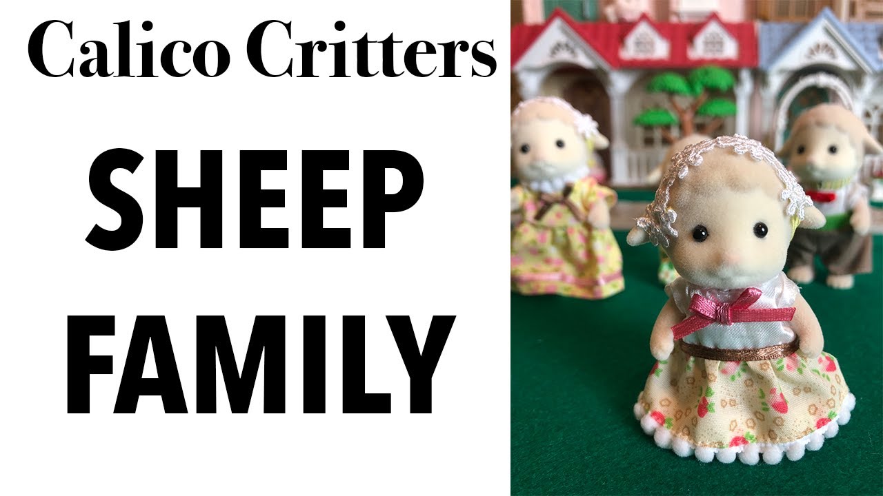 Calico Critters 🐑 SHEEP FAMILY and 🦙 ALPACAS too! Sylvanian Families Japanese import Review!