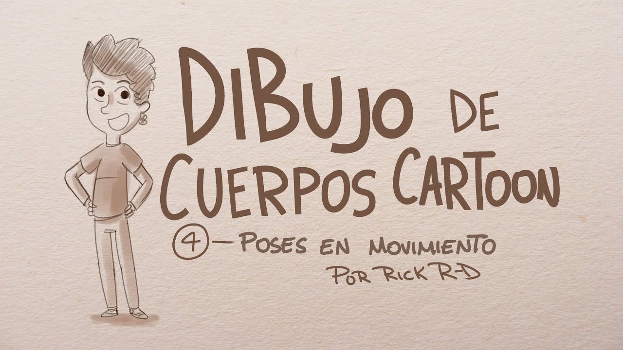 Como dibujar personajes corriendo en movimiento - Tutorial de dibujo cartoon por Rick Ruiz-Dana