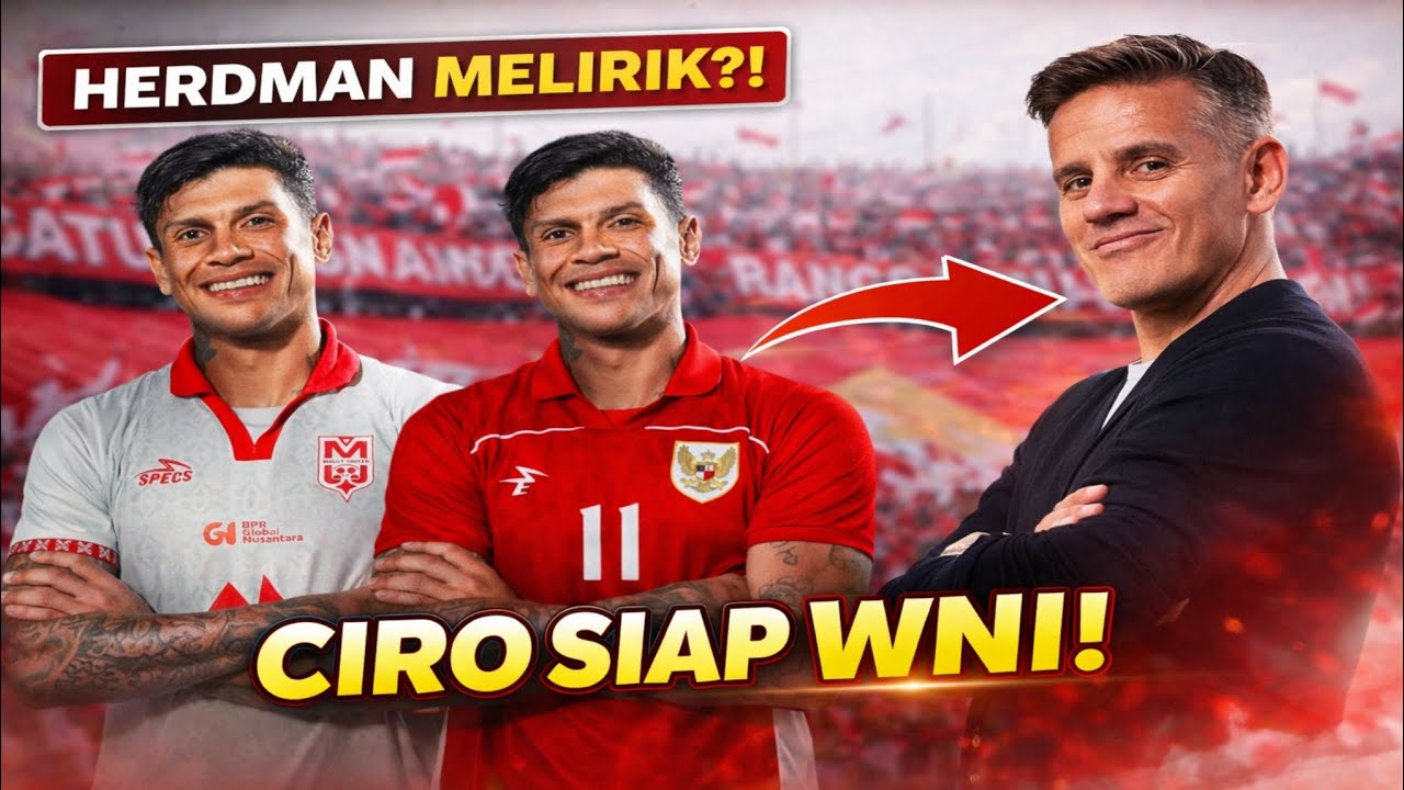 Resmi Ajukan Naturalisasi! Ciro Alves Masuk Radar John Herdman