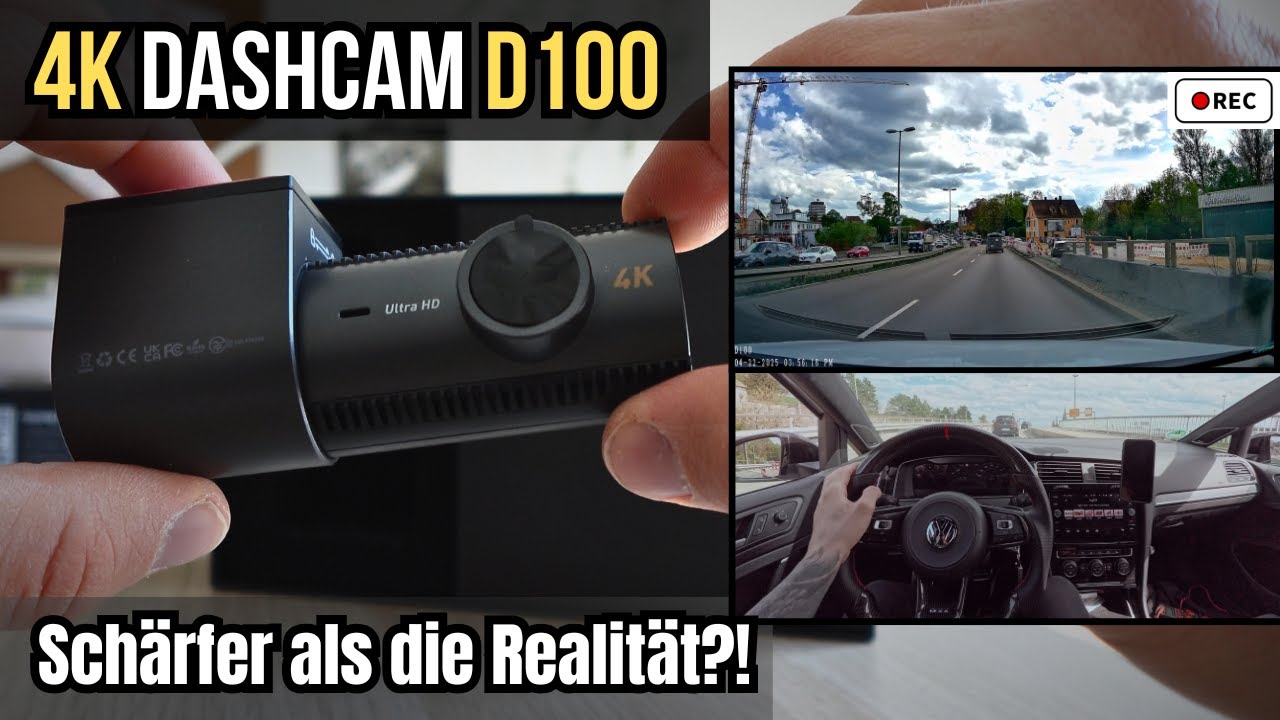 Dashcam Einbau Golf 7 (Cievie 4K D100 Review)