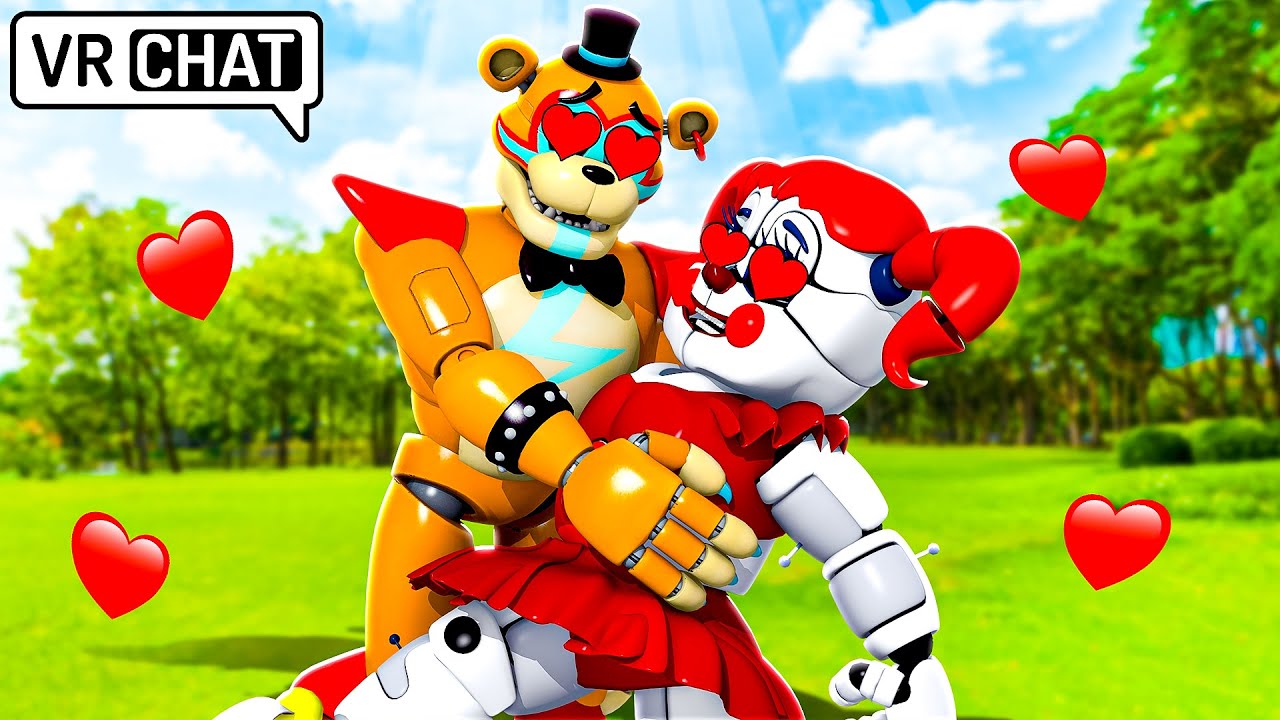 Glamrock Freddy is in LOVE with Circus Baby! in VRCHAT