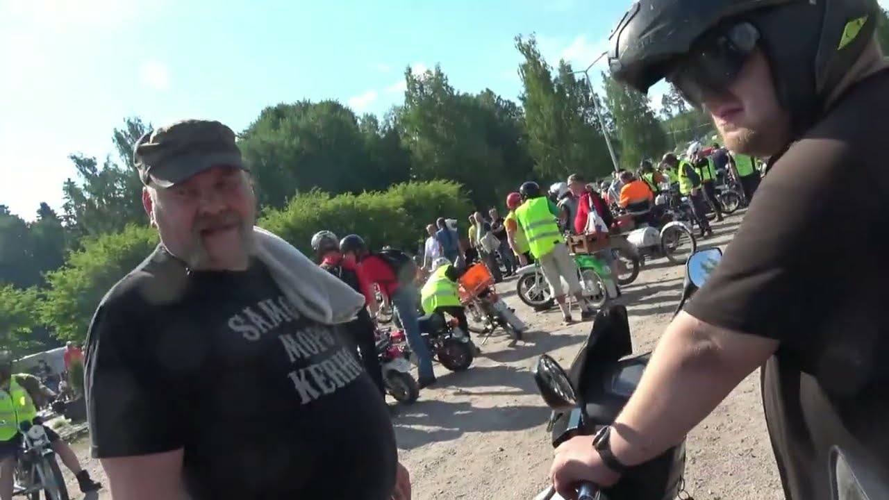 02 A CLASSIC VESIJÄRVI KIERROS 02 06 2024 FINLAND'S BIGGEST OLD MOPED EVENT