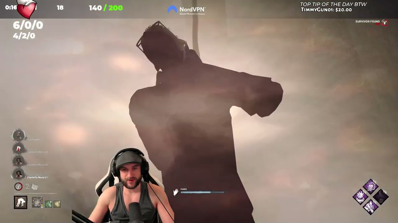 NURSE VS 370 TOTAL PRESTIGE 4 MAN SWF! Dead by Daylight