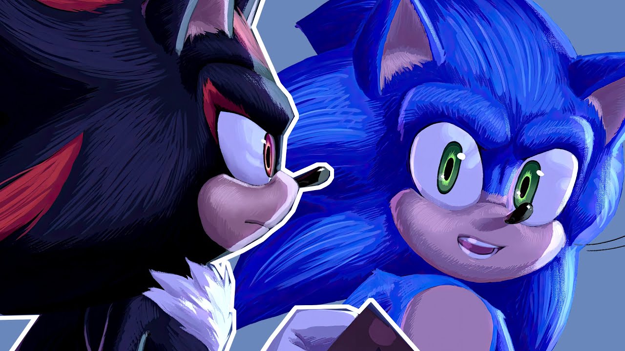 Meeting In Another World 😮| Shadow x Sonic (Sonadow) | Comic Dub