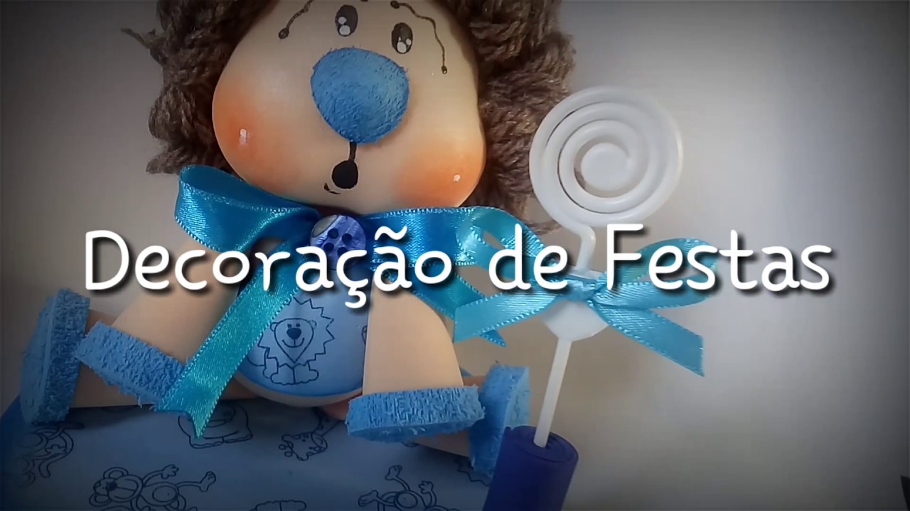 Apresenta&ccedil;&atilde;o le&atilde;ozinho baby em E.V.A Priscila Marques