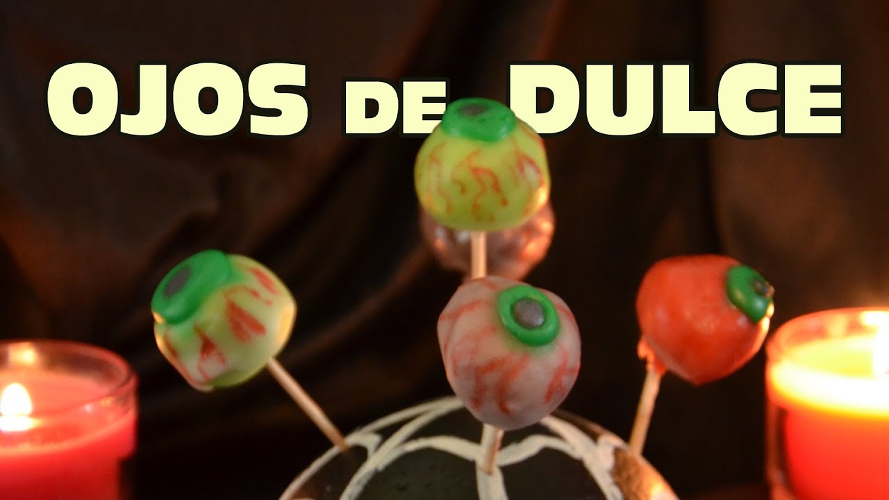 Ojos de goma de mascar FACIL | Recetas para Día de Muertos y Halloween