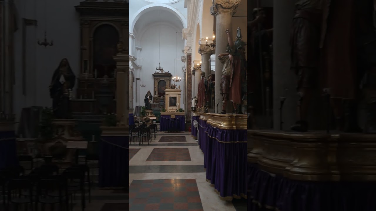 Trapani Chiesa del purgatorio. ( 1688 ) stile barocco borromiano, ospitante i misteri di Trapani ⚘️