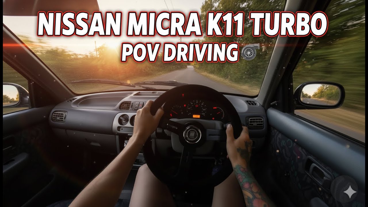 Nissan Micra K11 Turbo - POV Driving