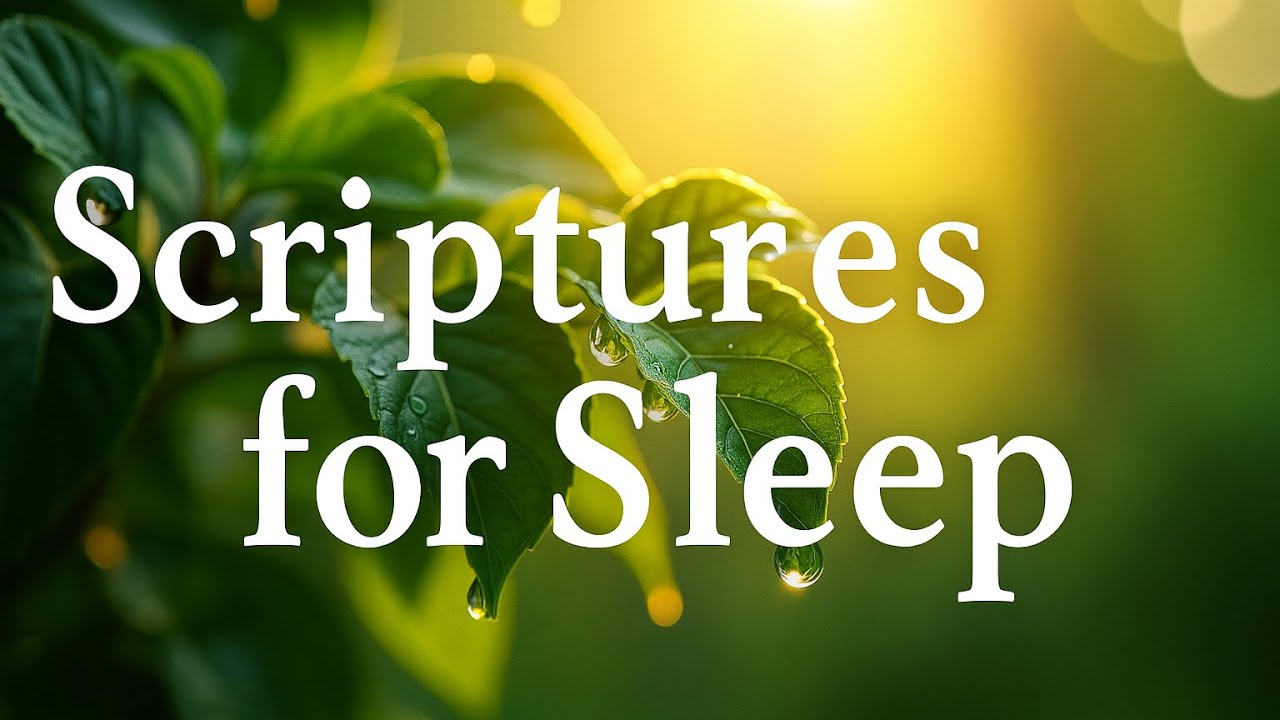 Scriptures for Sleep – Calming KJV Bible Verses with Peaceful Rain Sounds