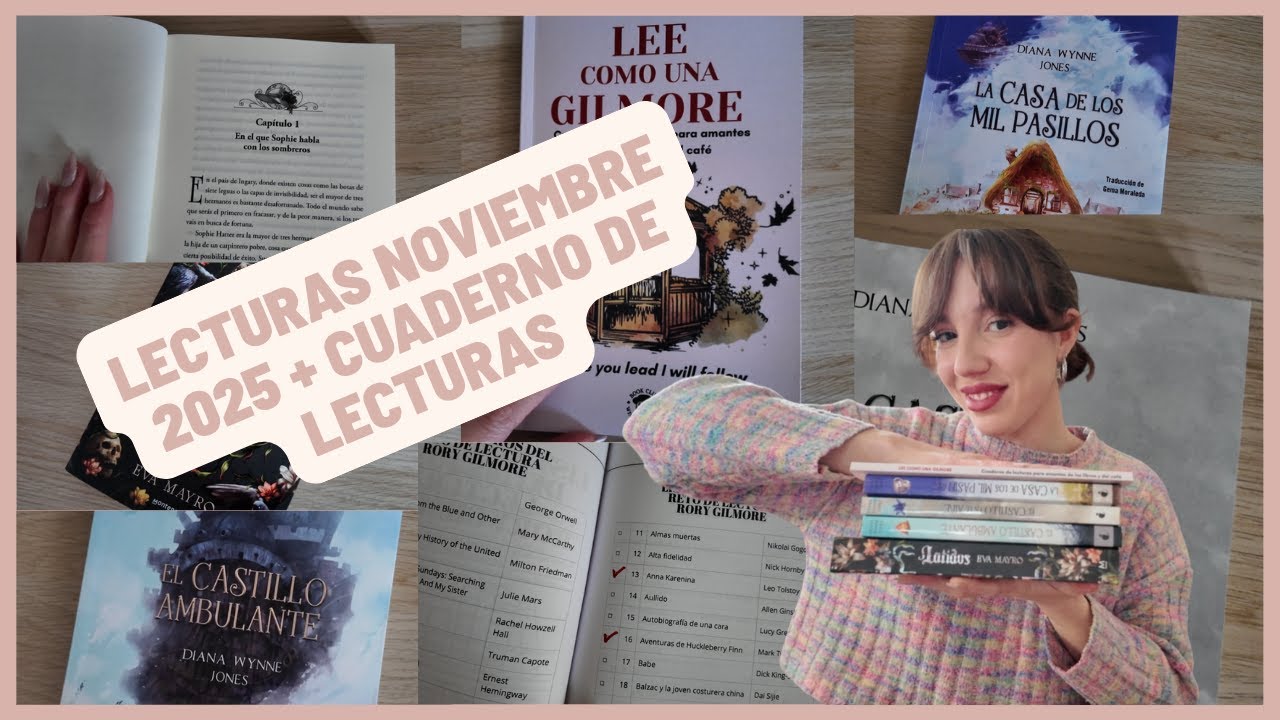 Mis lecturas de Noviembre 2025 + cuaderno de lecturas 📖